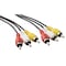 Newhouse Hardware Audio/Video 3RCA to 3RCA Cable, For TV, VCR, DVD, and Speaker, 5PK RCA6-05 - alternate 4